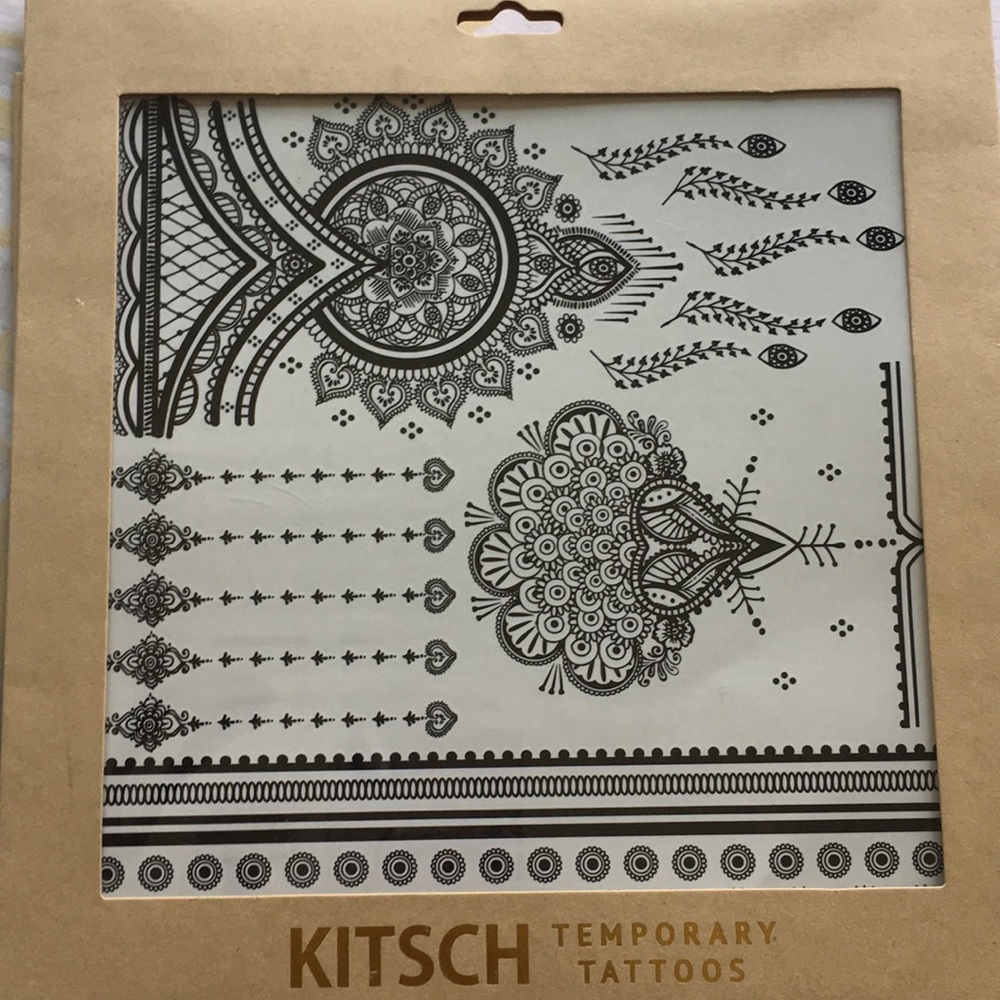 Kitsch boho temporary tattoos